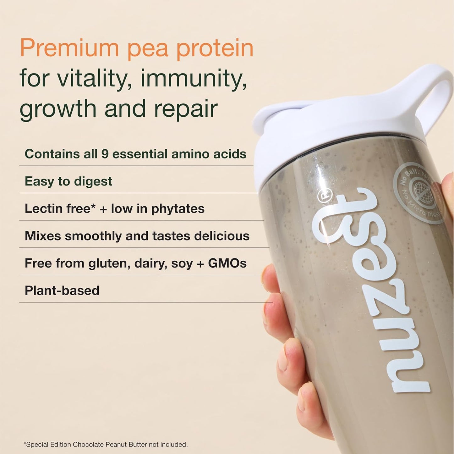 Nuzest Pea Protein Powder - Clean Lean Protein - No Promo Code Needed!