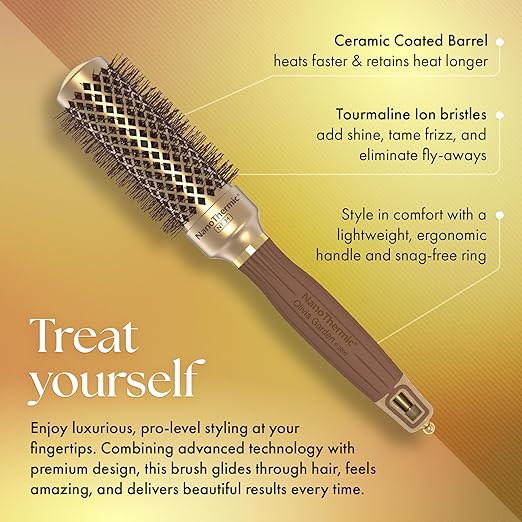Olivia Garden Ceramic Ion Brush - No Promo Code Needed!