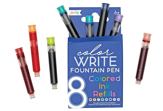 OOLY Color Write Fountain Pens Ink Refills - No Promo Code Needed!