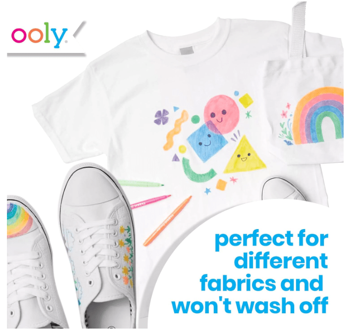 OOLY Fabric Doodlers Markers - No Promo Code Needed!