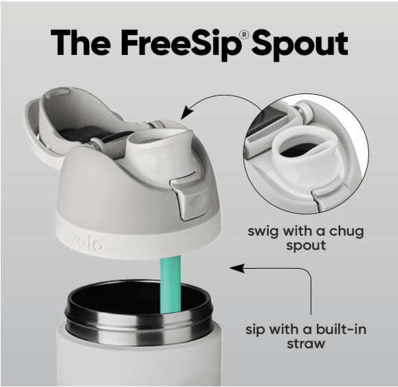 Owala FreeSip Insulated Stainless Steel Water Bottle with Straw - No Promo Code Needed!