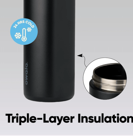 Owala FreeSip Insulated Stainless Steel Water Bottle with Straw - No Promo Code Needed!