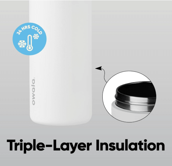 Owala FreeSip Insulated Stainless Steel Water Bottle with Straw - No Promo Code Needed!