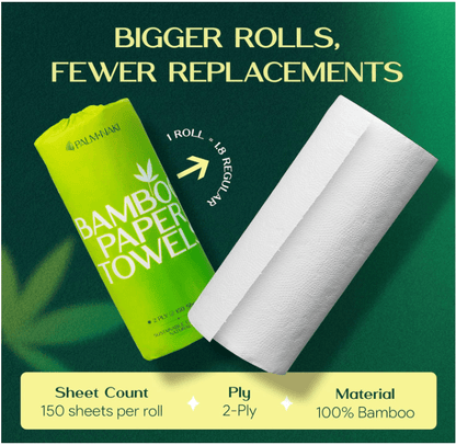 Palm Naki 100% Bamboo Paper Towels - No Promo Code Needed!