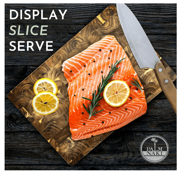 Palm Naki Acacia Wood Cutting Board - No Promo Code Needed!