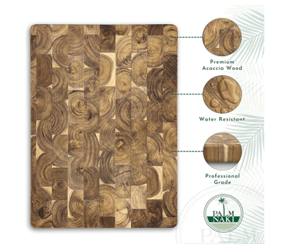 Palm Naki Acacia Wood Cutting Board - No Promo Code Needed!