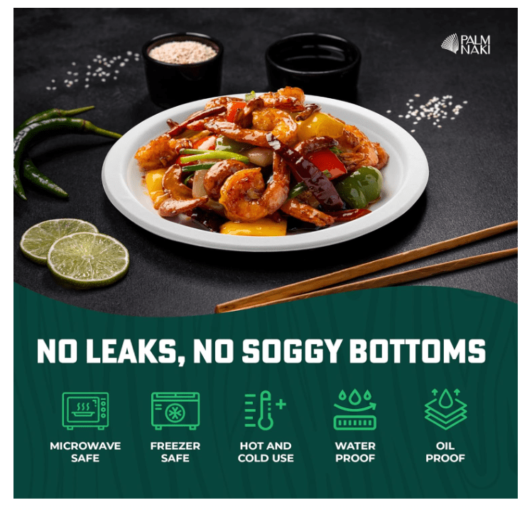 Palm Naki Bagasse Bowl - No Promo Code Needed!