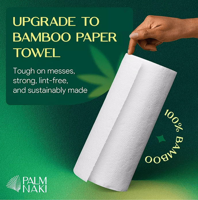 Palm Naki Bamboo Paper Towels - No Promo Code Needed!