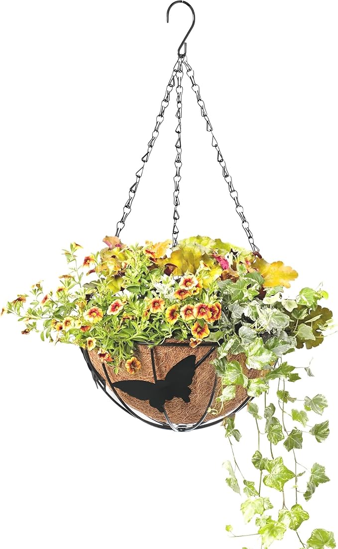 Palm Naki Coconut Coir Butterfly Hanging Planters - No Promo Code Needed!