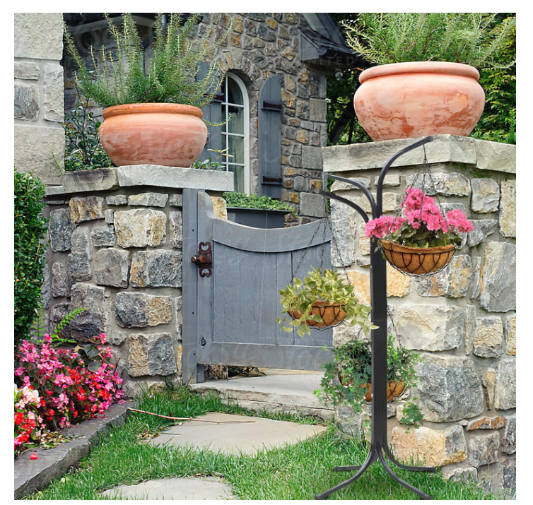 Palm Naki Coconut Coir Hanging Metal Planters - No Promo Code Needed!