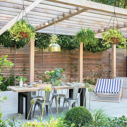 Palm Naki Coconut Coir Hanging Metal Planters - No Promo Code Needed!