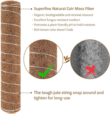 Palm Naki Coir Totem Pole - Support - No Promo Code Needed!