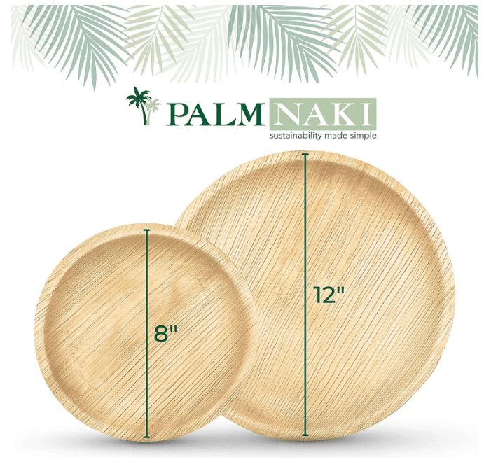 Palm Naki Palm Leaf Round Plates - No Promo Code Needed!
