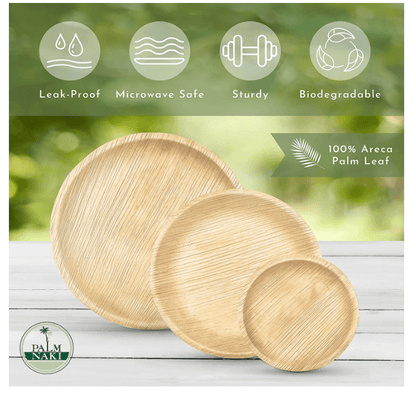 Palm Naki Palm Leaf Round Plates - No Promo Code Needed!