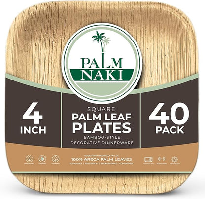 Palm Naki Palm Naki Square Plate 40Ct - New Missing Box 4 inches CONDITION: NEW MISSING BOX 840320603389 No Promo Code Needed!