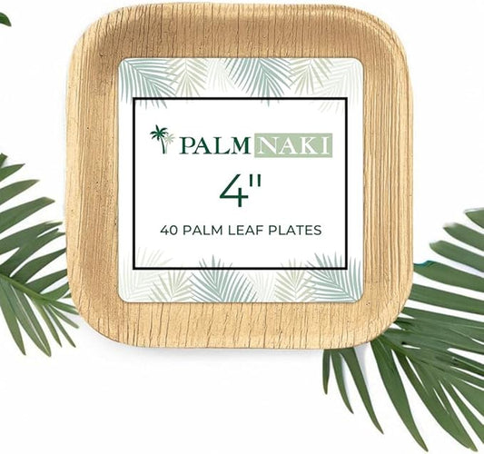 Palm Naki Palm Naki Square Plate 40Ct - New Missing Box 4 inches CONDITION: NEW MISSING BOX 840320603389 No Promo Code Needed!
