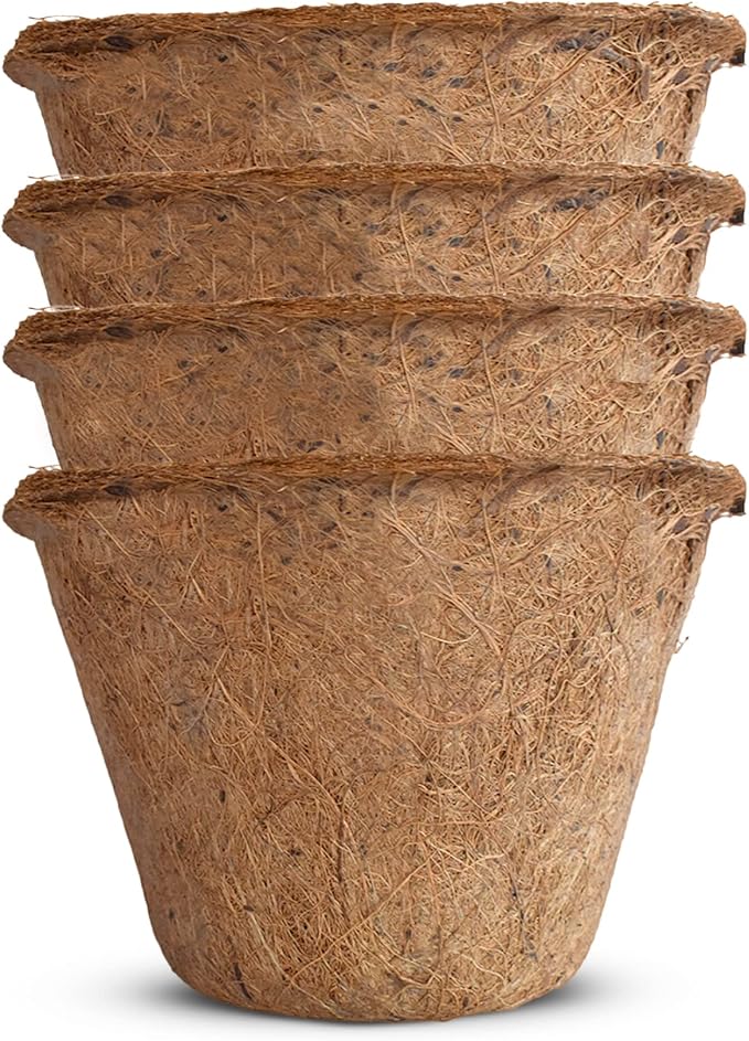 Palm Naki Round Coco Coir Plant Pots - No Promo Code Needed!