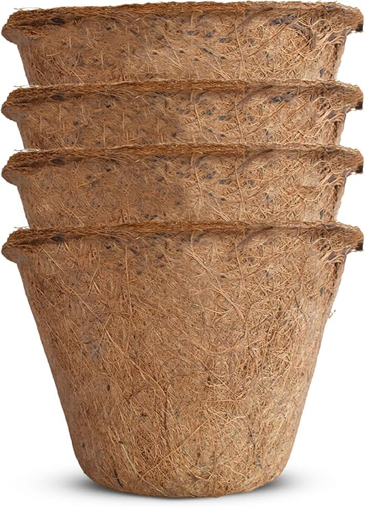 Palm Naki Round Coco Coir Plant Pots - No Promo Code Needed!