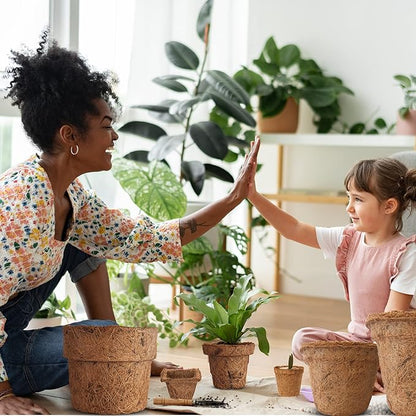Palm Naki Round Coco Coir Plant Pots - No Promo Code Needed!