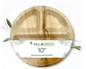 Palm Naki Round Compartment Palm Leaf Plates - No Promo Code Needed!