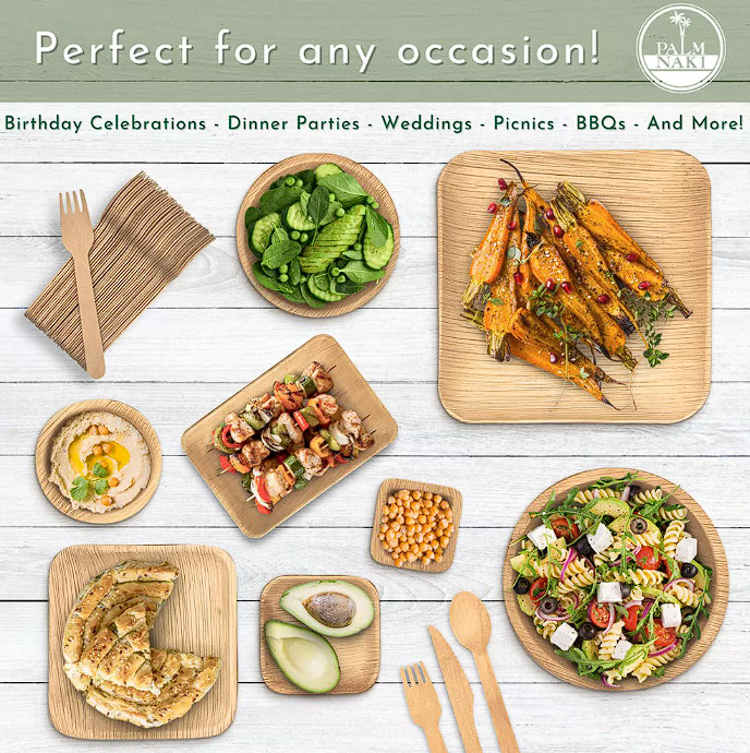 Palm Naki Round Shallow Plate - No Promo Code Needed!