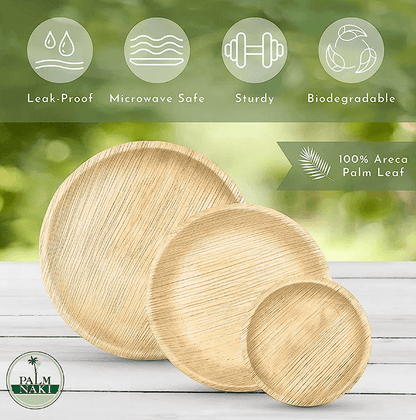 Palm Naki Round Shallow Plate - No Promo Code Needed!