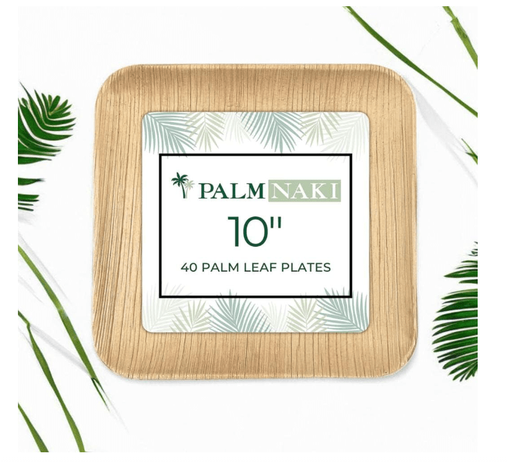 Palm Naki Square Palm Leaf Plates - No Promo Code Needed!