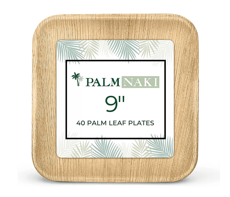 Palm Naki Square Palm Leaf Plates - No Promo Code Needed!