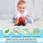 Palm Naki Whimsical Wooden Twisting Turtle Pull Toy 1 Multicolor 808218695632 No Promo Code Needed!