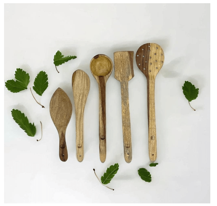 Palm Naki Wooden Cooking Spoon Rose Wood Material 808218701104 No Promo Code Needed!