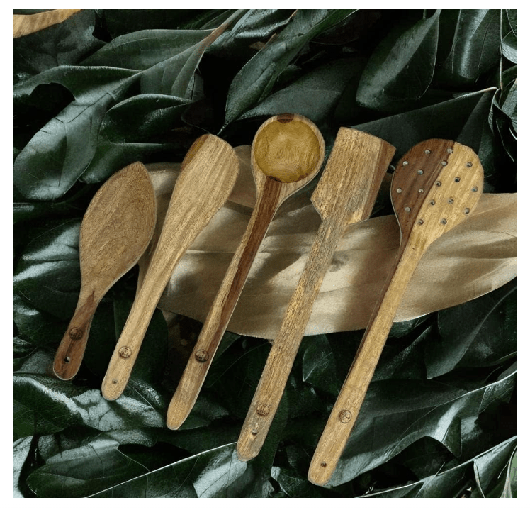 Palm Naki Wooden Cooking Spoon Rose Wood Material 808218701104 No Promo Code Needed!