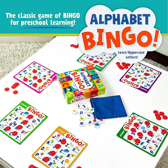 Peaceable Kingdom Peaceable Kingdom Bingo Alphabet Bingo! 1 Piece 643356058402 No Promo Code Needed!
