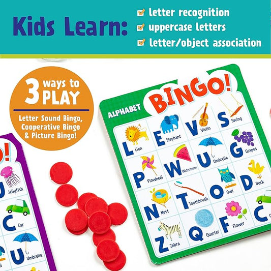 Peaceable Kingdom Peaceable Kingdom Bingo Alphabet Bingo! - No Promo Code Needed!