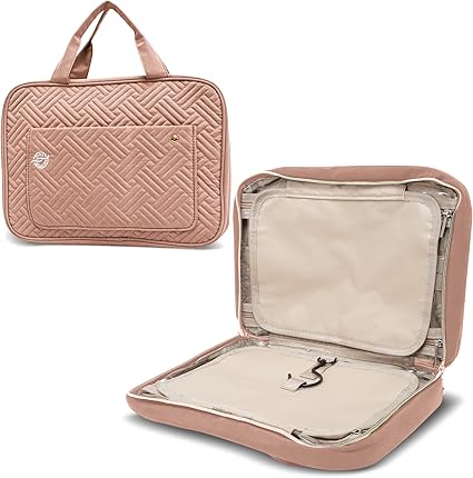 Pink Marine Travel Hanging Toiletry Bag - No Promo Code Needed!