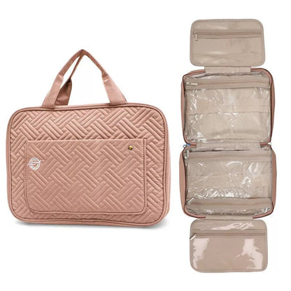 Pink Marine Travel Hanging Toiletry Bag - No Promo Code Needed!