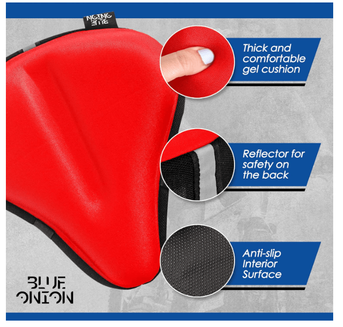PL Blue Onion Gel Bike Seat Covers - No Promo Code Needed!