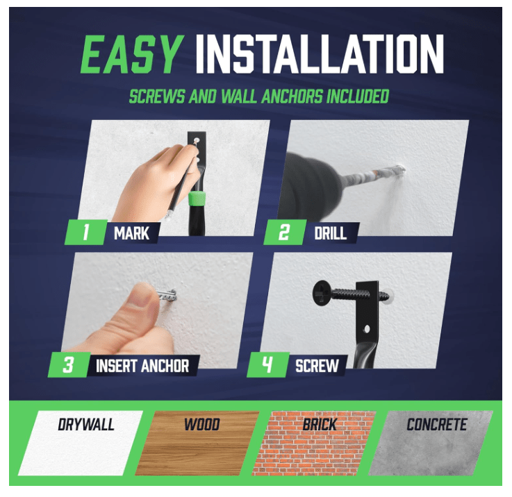 PL Heavy Duty Garage Storage Hooks - No Promo Code Needed!