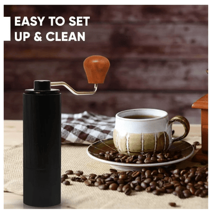 PL Manual Coffee Grinder with Adjustable Conical Burr - No Promo Code Needed!