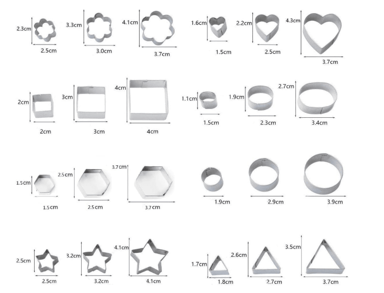 PL Mini Cookie Cutter Shapes Set - No Promo Code Needed!