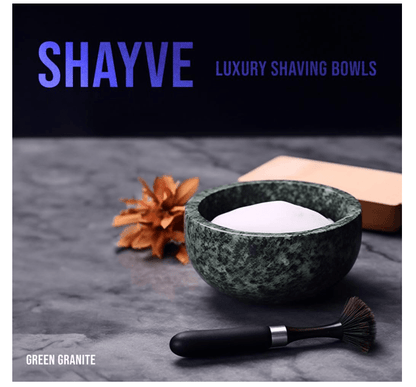 PL ShayVe Shaving Bowl Green Granite 808218790504 No Promo Code Needed!