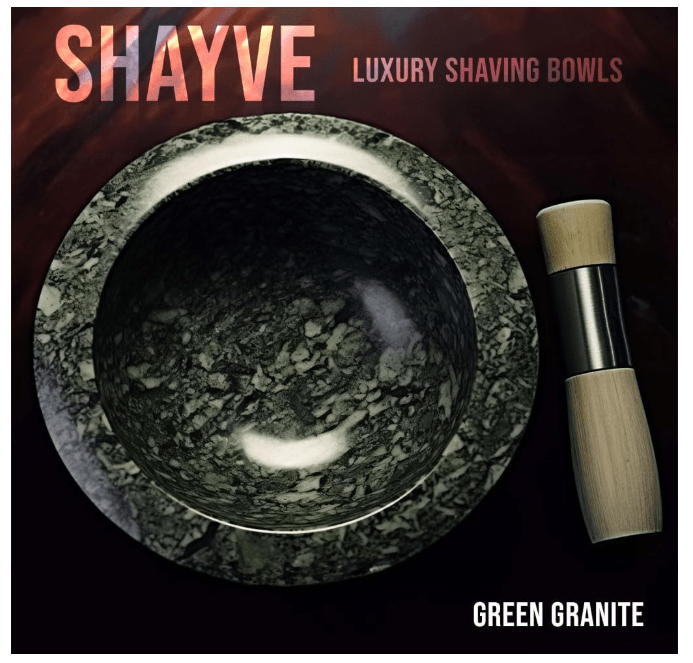 PL ShayVe Shaving Bowl Green Granite 808218790504 No Promo Code Needed!