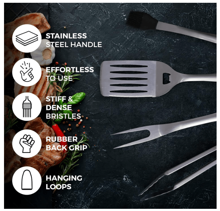 PL Tipsee Chef BBQ Tool Set - No Promo Code Needed!