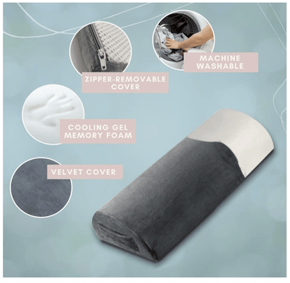 PL Trickonometry D Shape Pillow White 808218746884 No Promo Code Needed!