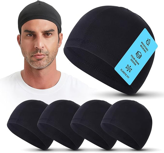 PrimeRiver Cooling Skull Cap Pack of 5 Stretch Type 840320604652 No Promo Code Needed!
