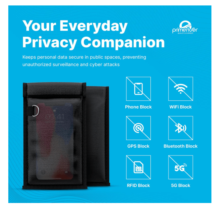 PrimeRiver Faraday Phone Bags - No Promo Code Needed!