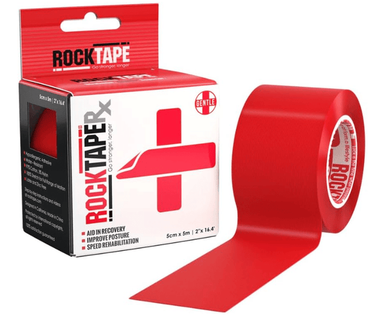 RockTape Kinesiology Medical Tape 2inch x 16.4ft Red 038472002260 No Promo Code Needed!