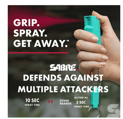 Sabre Pepper Spray with Quick Release Keychain - No Promo Code Needed!
