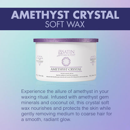 Satin Smooth Amethyst Crystal Hair Removal Wax - No Promo Code Needed!