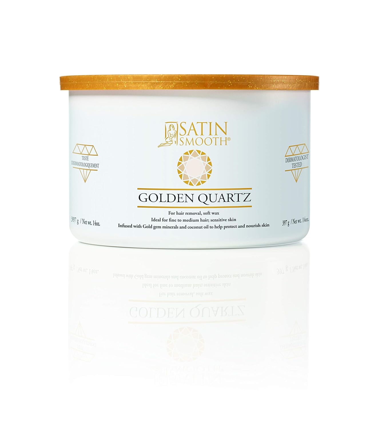 Satin Smooth Golden Quartz Hair Removal Wax 14 oz 074108357069 No Promo Code Needed!