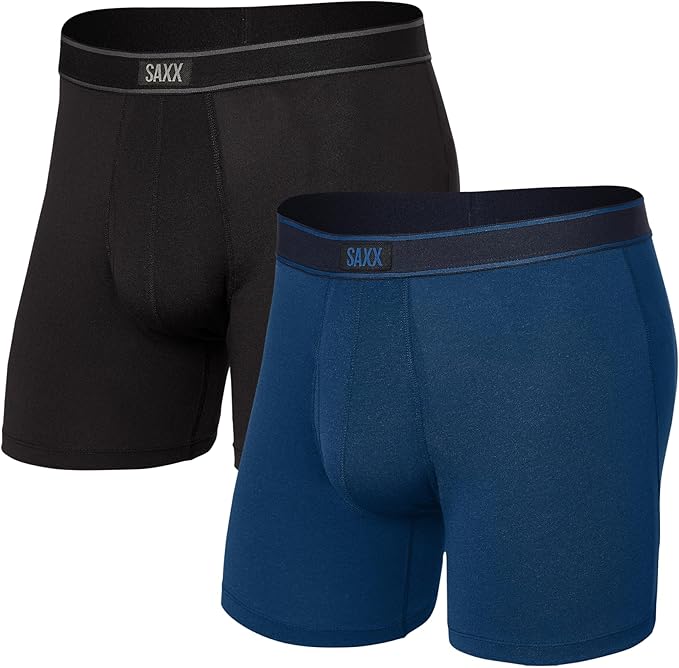 SAXX Saxx Mens Underwear Daytripper Boxer Brief With Fly - Used Very Good Pack of 2 Large CONDITION: USED VERY GOOD 688296370528 No Promo Code Needed!